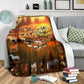 Horse I Love Horses Flannel Blanket For Relaxing At Home And Travel