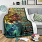 Dragon I Am Living My Dream Flannel Blanket For Relaxing At Home And Travel