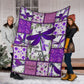 Fibromyalgia Awareness Dragonfly Flannel Blanket For Cozy Home Lounging And Gifting