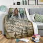 Fishing I Take You To Be My Best Friend Flannel Blanket For Relaxing At Home And Travel