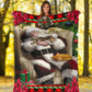 Cat All I Want For Christmas Is A Nap Flannel Blanket For Cozy Home Lounging And Gifting