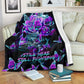 Hope Awareness Butterfly Flannel Blanket For Bedroom Couch And Daily Comfort