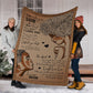 Africa To My Son African American Flannel Blanket For Bedroom Couch And Daily Comfort
