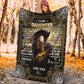 Dragon To My Daughter I Believe In You I Love You Flannel Blanket For Bed Sofa And Reading Nook Decor
