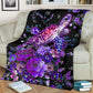 Turtle Purple Turtle Flannel Blanket For Living Room And Bedroom Styling