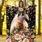 Dragon White Dragon Floral Flannel Blanket For Cozy Home Lounging And Gifting