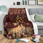 Sewing Into The Sewing Room Flannel Blanket For Relaxing At Home And Travel