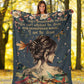 Dragonfly Girl Dragonfly I'm The Storm Flannel Blanket For Cozy Home Lounging And Gifting
