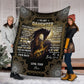 Dragon To My Daughter I Believe In You I Love You Flannel Blanket For Cozy Home Lounging And Gifting