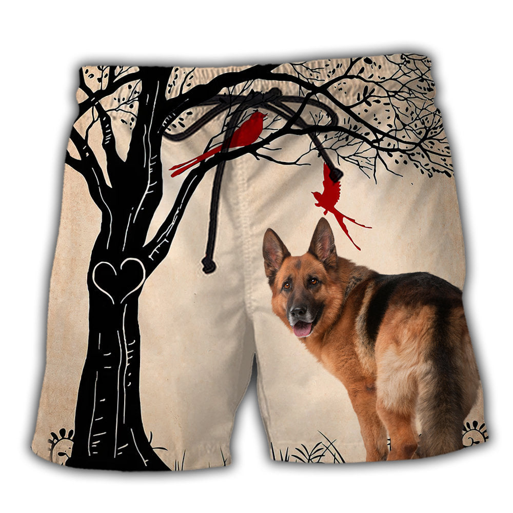 6 / Adults / S German Shepherd My Cool Dog Various Style - Beach Short - Owls Matrix LTD