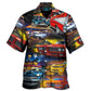 Muscle Car Family Lifestyle Art - Hawaiian Shirt