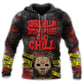 Cat Spooky Movie Night - 3D Hoodie