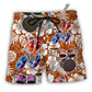 Beach Short / Adults / S Drum I Like Cycling And Drums - Beach Short - Owls Matrix LTD