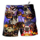 Beach Short / Adults / S Halloween - Pug Never Mind The Witch - Beach Short - Owls Matrix LTD