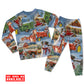 Women / S Christmas To Farm Happiness - Pajamas Long Sleeve - Owls Matrix LTD