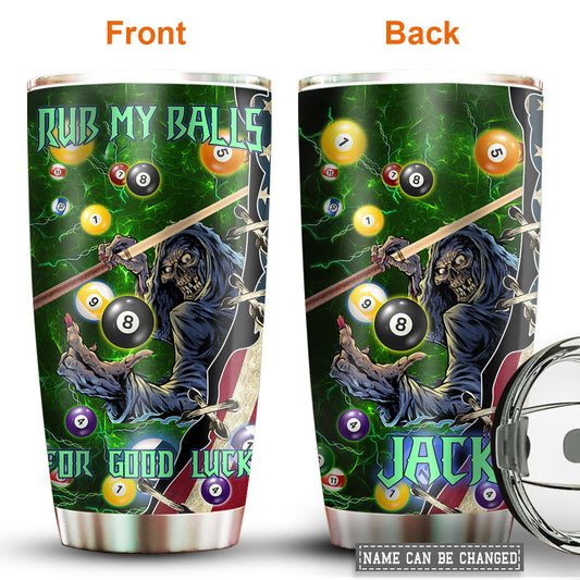Billiard Good Luck Personalized 20 Oz Tumbler For Coffee Travel And Daily Use