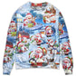 Santa And Snowman Christmas Holiday – Sweater - Ugly Christmas Sweater
