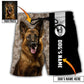 Brown Camouflage / Adults / S German Shepherd My Lovely Dog Custom Photo Personalized - Beach Short - Owls Matrix LTD