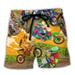 Motorcycle Life Is Risk Cool Rider – Beach Short