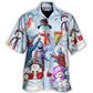 Christmas Snowman Family Joyful Holiday Art – Hawaiian Shirt
