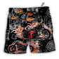 Beach Short / Adults / S Motorcycle I Like Motorcycles And Whiskey - Beach Short - Owls Matrix LTD