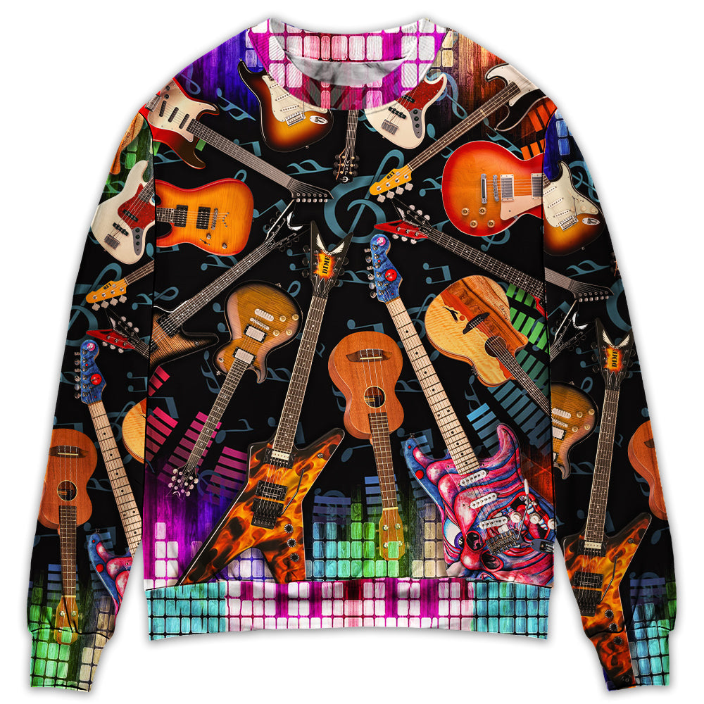 Guitar Love Music Cool Style – Sweater - Ugly Christmas Sweater