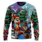 Christmas Skull Holiday Dark Art – Sweater - Ugly Christmas Sweater