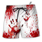 Beach Short / Adults / S Halloween Clown They'll Never Find You - Beach Short - Owls Matrix LTD