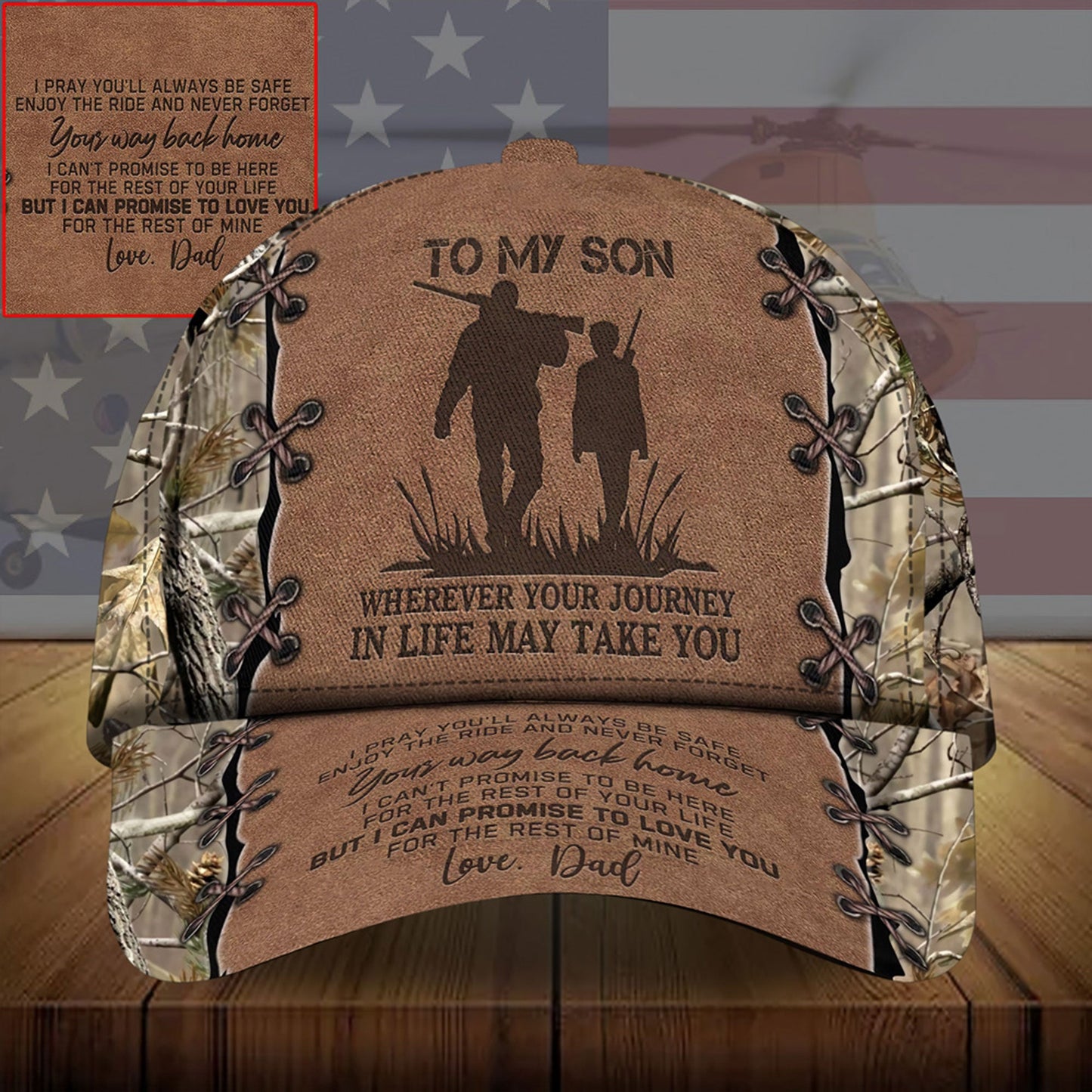 To My Son Hunting Camo 01 – Classic Cap