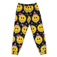 Pants / S Christmas Smile Happy Face With Santa Hat - Pajamas Short Sleeve - Owls Matrix LTD