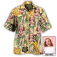 Tropical Woman Face Custom Photo - Hawaiian Shirt