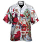 Christmas Santa Is Coming Holiday Celebration - Hawaiian Shirt