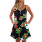 Dinosaur Funny Merry Christmas – Women's Summer Sleeveless V-Neck Camisole Dress