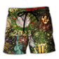 America Firework Happy New Year 2023 – Beach Short