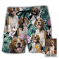 Dog My Sweet Friend Custom Photo – Beach Short