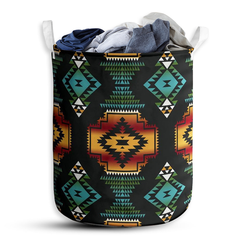 S: 17.72”x13.78” (45x35 cm) Native Americans Legend Life Limited 20 – Laundry Basket - Owls Matrix LTD