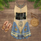 Hippie Van Retro Style Limited 1 – Women's Summer Sleeveless V-Neck Camisole Dress