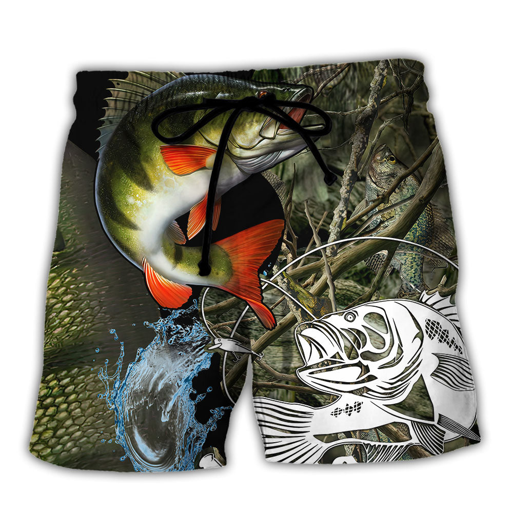 Fishing Don’t Be A Dumb Bass Funny Fishing - Beach Short
