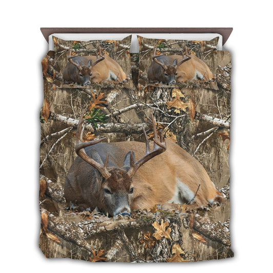 Spring Hunting Love Bedding Cover For Outdoor Lover Bedroom Decor