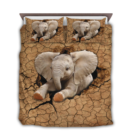 Elephant Baby Gift Bedding Cover For Cozy Bedroom Decor