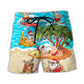 Christmas Santa Chilling Beach Holiday – Beach Short