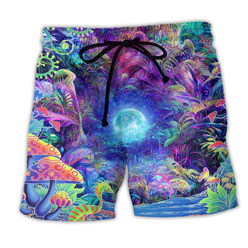 Hippie Nature Is My Home Art – Beach Short