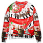 Christmas Love Music Happy Life – Sweater - Ugly Christmas Sweater