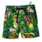 Cocktail And Dragon Tropical Hello Summer - Beach Short - Owls Matrix LTD