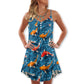 Koi Fish Swimming Pond – Women's Summer Sleeveless V-Neck Camisole Dress