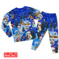 Women / S Christmas Snowman Chilling With My Snowmies - Pajamas Long Sleeve - Owls Matrix LTD