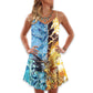 Dragon Immortal Life Fantasy – Women's Summer Sleeveless V-Neck Camisole Dress