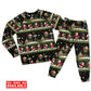 Women / S Christmas Santa Claus Big Night - Pajamas Long Sleeve - Owls Matrix LTD