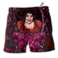 Beach Short / Adults / S Halloween - Horror Scary Sister Witches Mary - Beach Short - Owls Matrix LTD