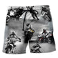 Motorcycle Look Back Quote – Beach Short